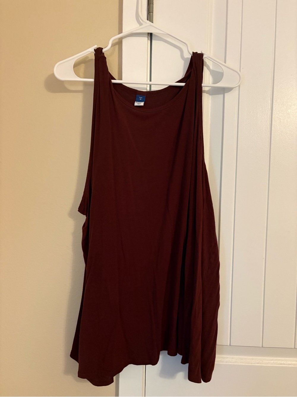 Old Navy Burgundy Swing Tank Top